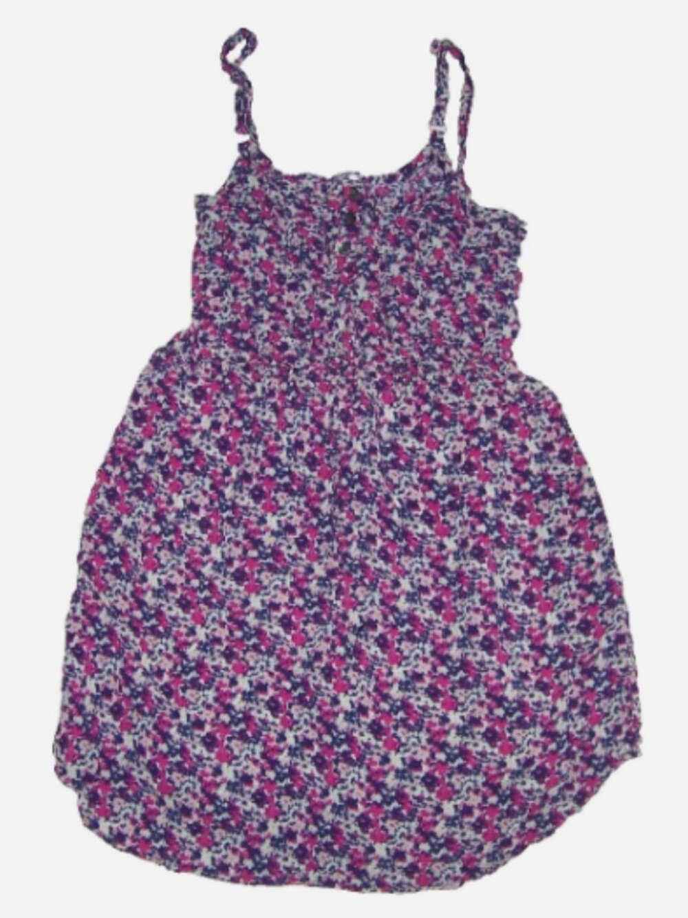 Splendid Floral Summer Mini Dress Sleeveless Made in USA Size S Small